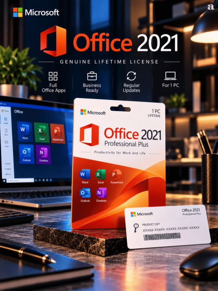 Microsoft Office 2021 Pro Plus License Key | Lifetime