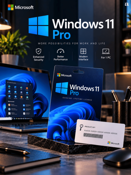 Windows 11 Pro License key | Lifetime