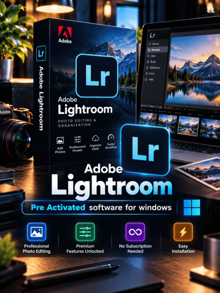 Adobe Lightroom Pre Activated software for windows