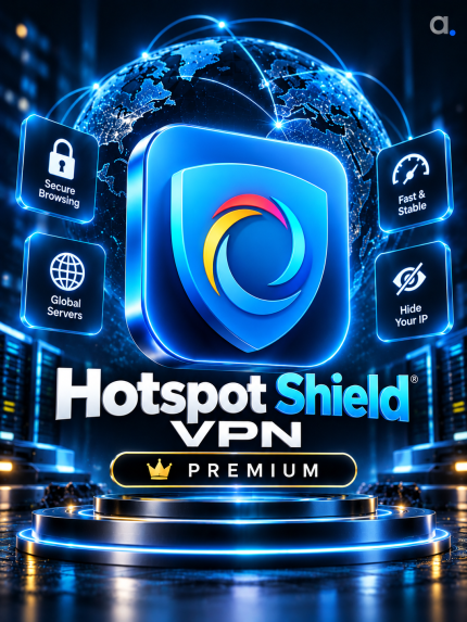 Hotspot shield VPN PREMIUM With WARRANTY