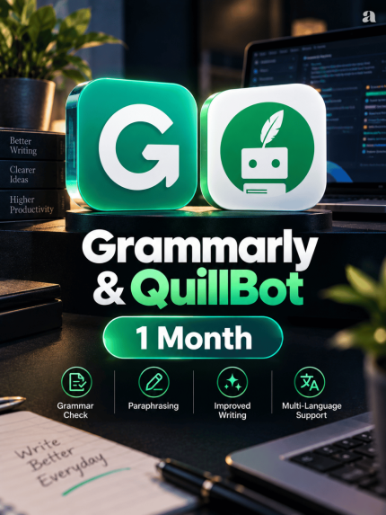Gr@mm@rly Premium & QuillBot Premium Combo Subscription Buy in BD – 1 Month Plan